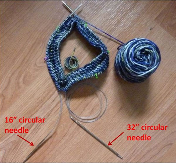 Tutorial: Using Circular Needles and DPN for Decreases in the Round - Stitch ...