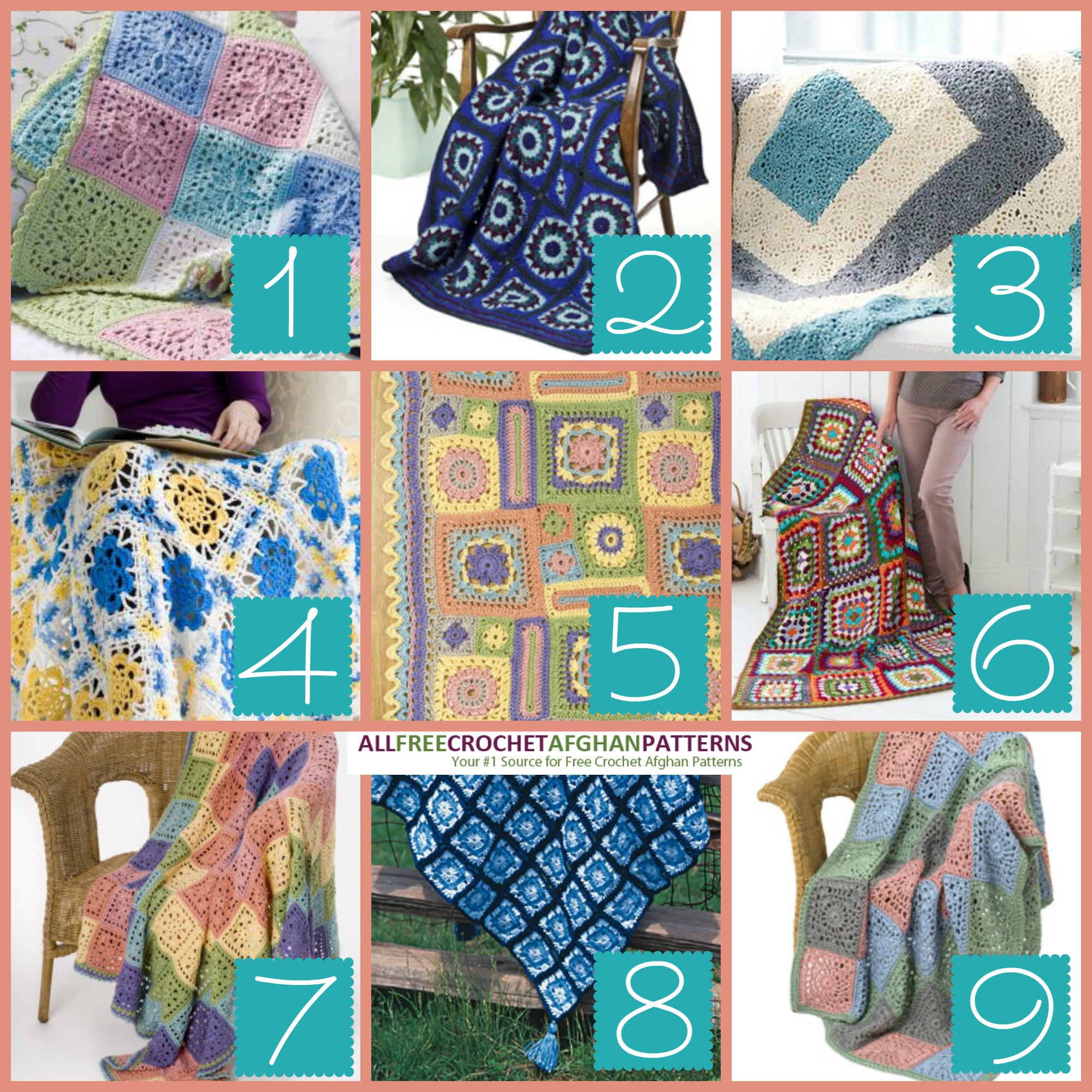 9 Printable Granny Square Afghans Stitch And Unwind