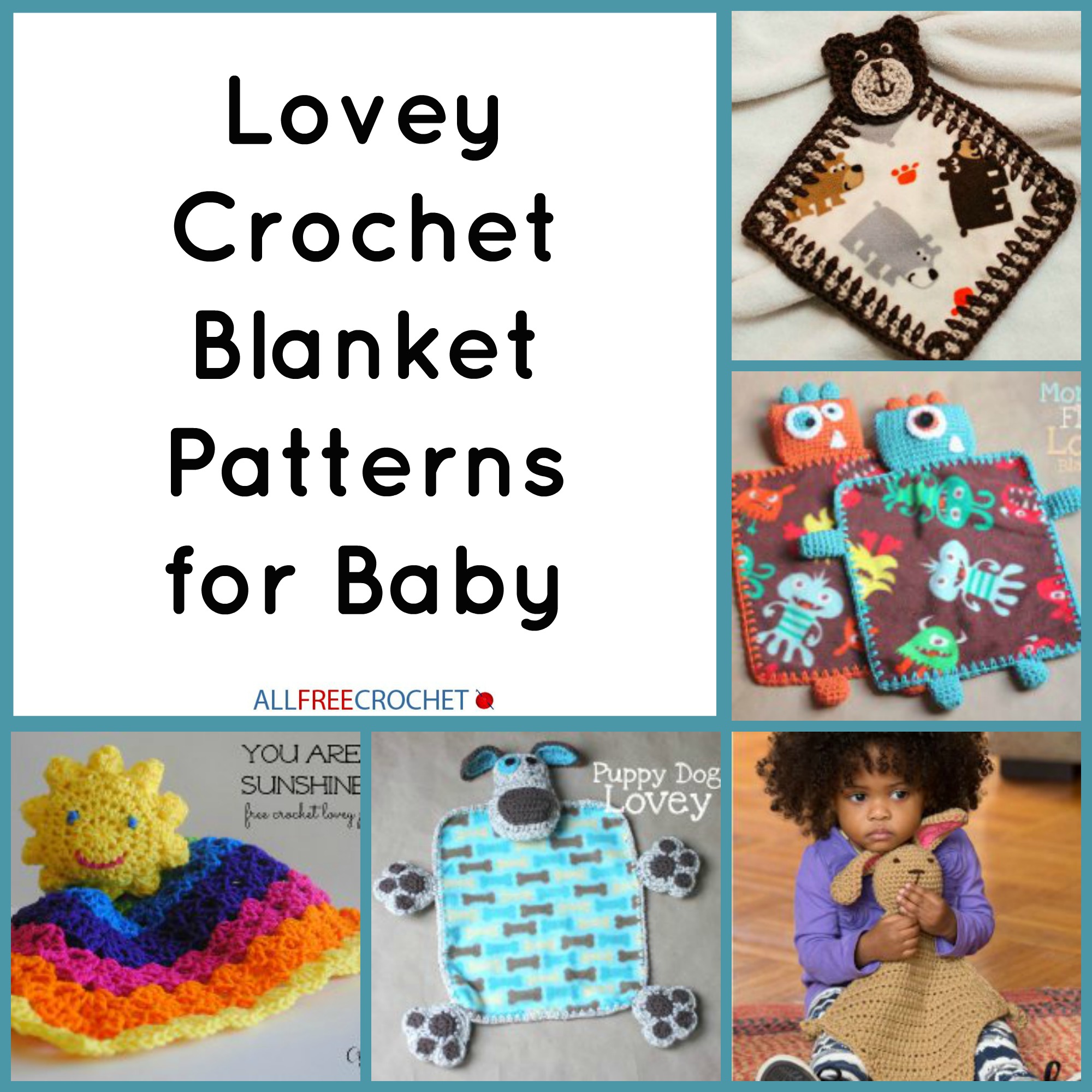 crochet lovey blanket