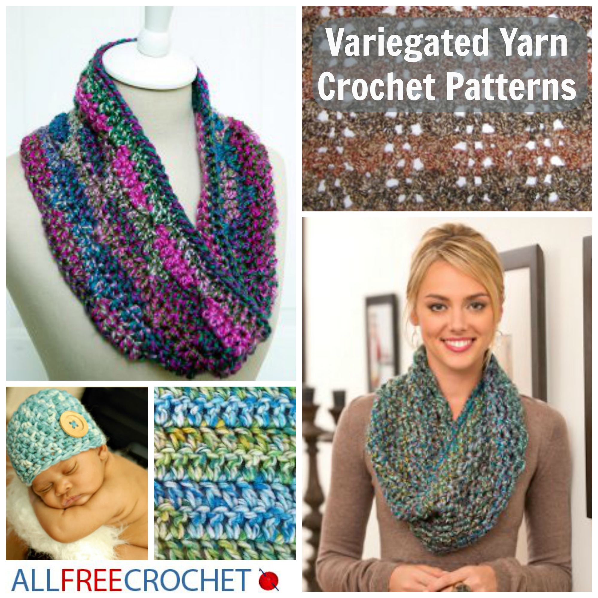 best scarf pattern for variegated yarn