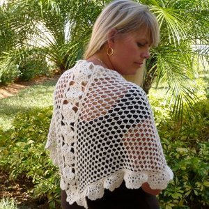 Lacy Floral Shawl Lacy Floral Shawl
