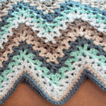 V Stitch Crochet Ripple Afghan
