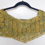 Simple Lace Isosceles Shawl, free crochet pattern by Underground Crafter for Stitch and Unwind