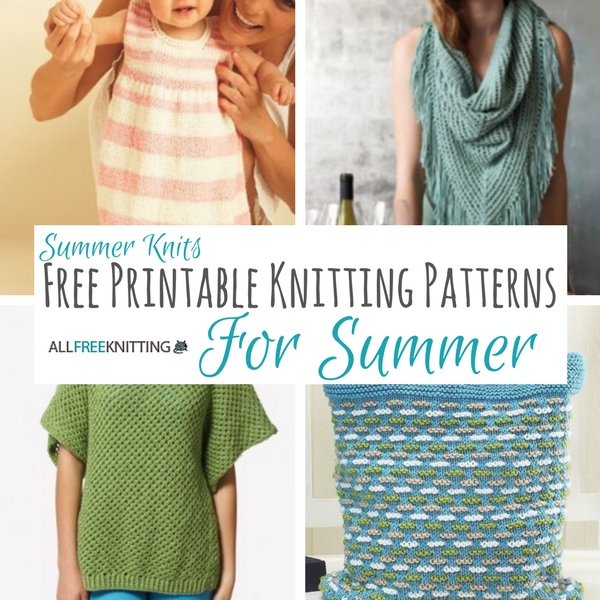 Summer Knits Free Printable Knitting Patterns For Summer